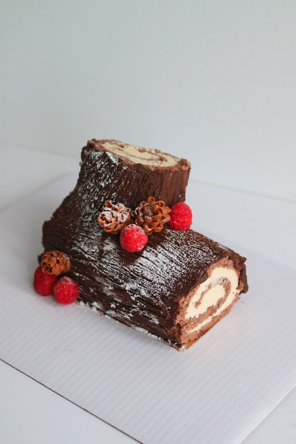 Christmas Yule Log Cake