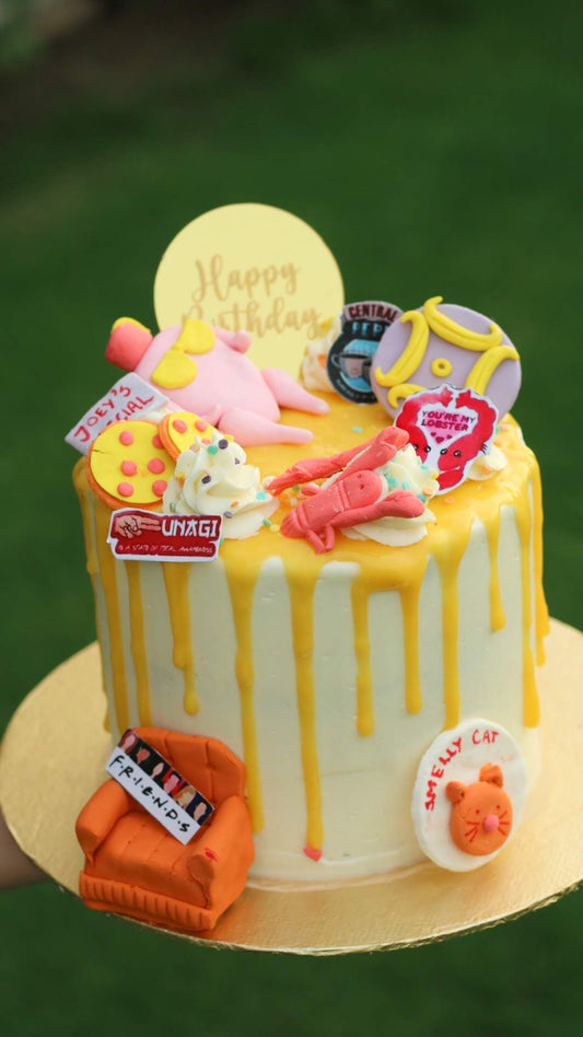 Friends Themed Birthday Cake