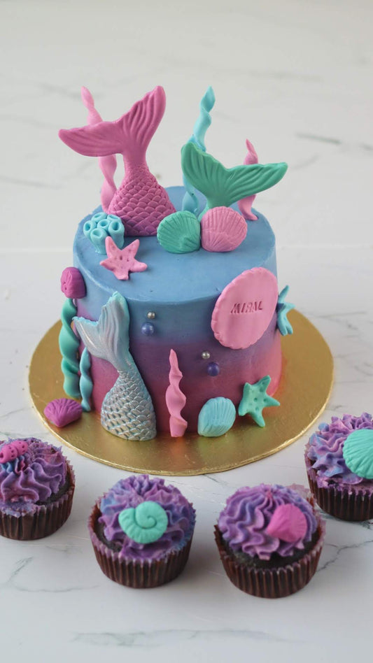 Mermaid Themed Cake