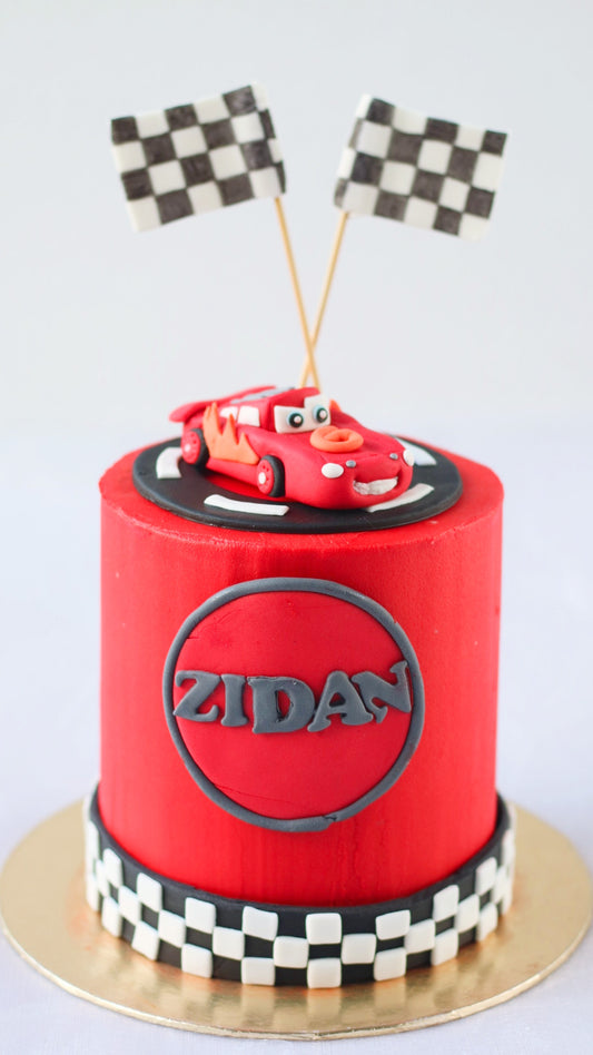 Car Cake - Lightening McQueen Cake