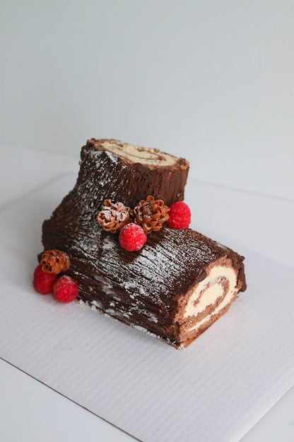 Christmas Yule Log Cake